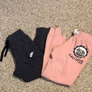 Nike Kids Jogger Pants - Black and Pink